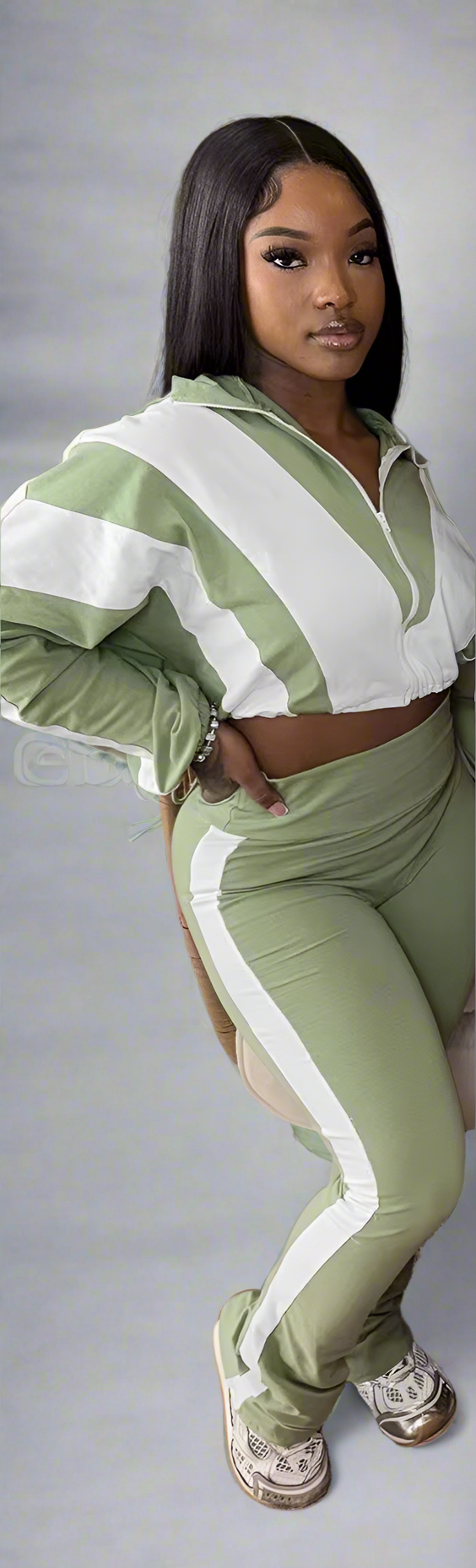 Tracksuit Jogging Wear Two Piece Set Women Clothing
