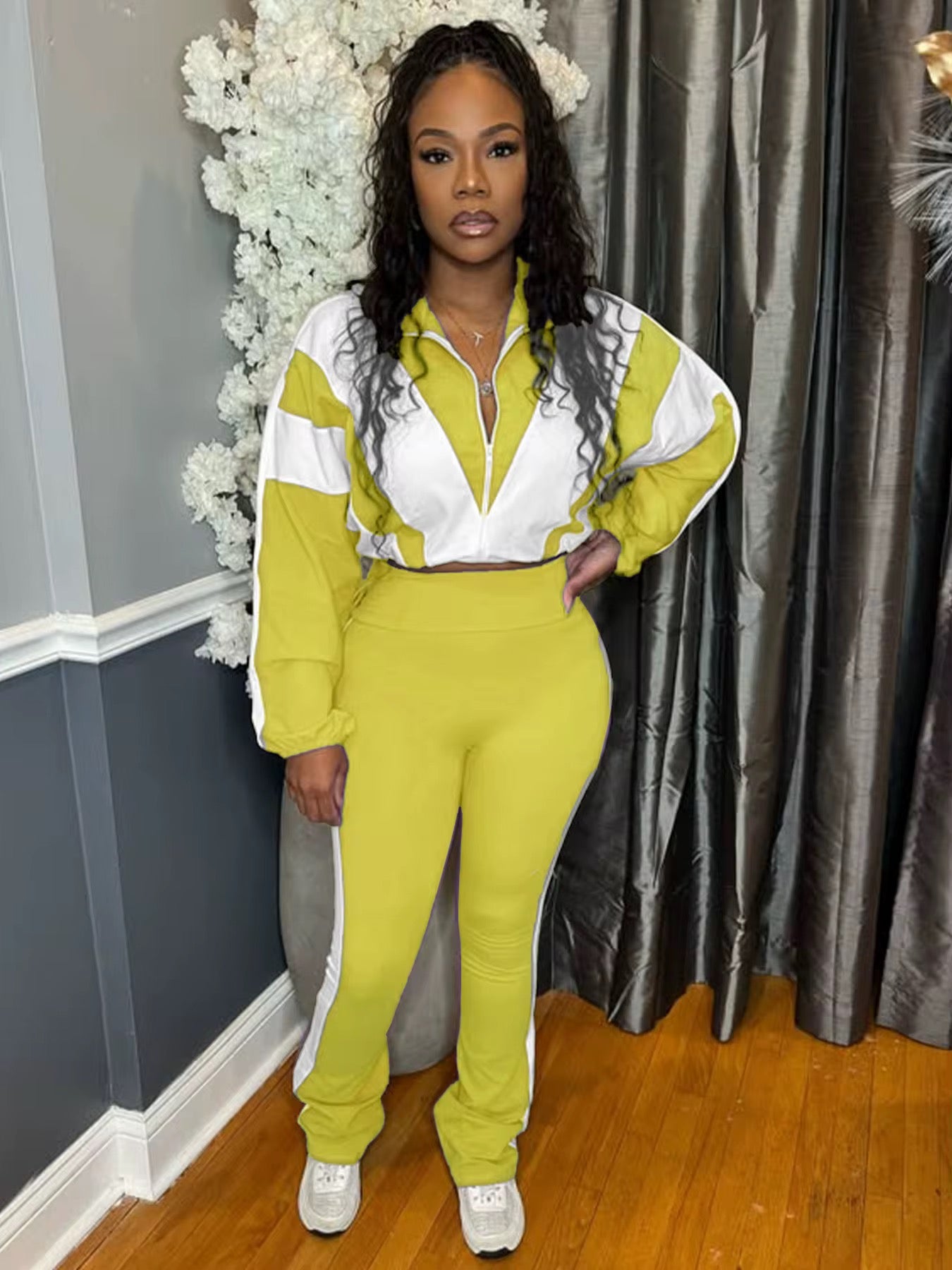 Tracksuit Jogging Wear Two Piece Set Women Clothing