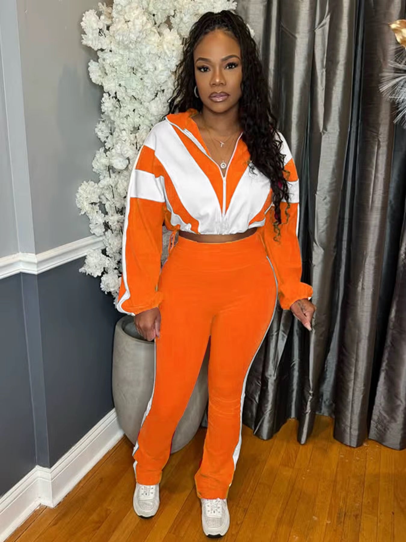 Tracksuit Jogging Wear Two Piece Set Women Clothing