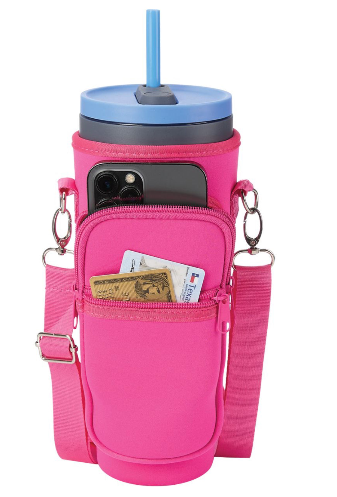 Tumbler Holder with Shoulder Strap