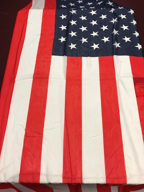 Patriotic American Flag Sheer Scarf FX 154